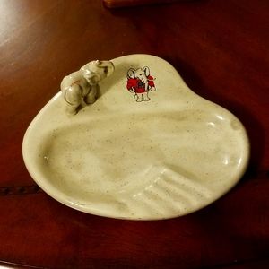 University of Alabama Cigar Tray Light Gray with Gray Specks